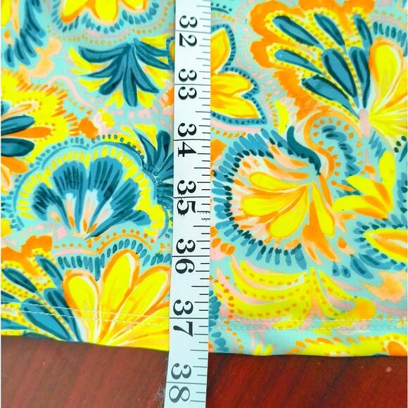 Stella Parker Sundress Women's Sz XL Multicolor Tropical Sleeveless Side Pockets - Picture 13 of 16